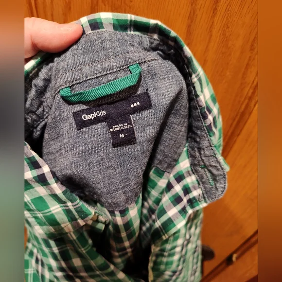 GAP Boys M (8) Plaid Shirt - Picture 5 of 5